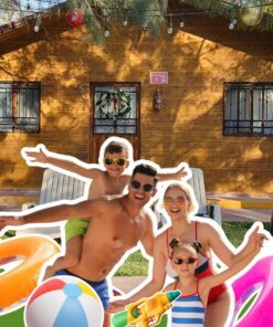 Day Pass Familiar en Cabaña (hasta 4 personas)