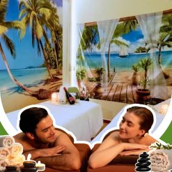 Masaje Relajante o con Piedras Calientes Pareja